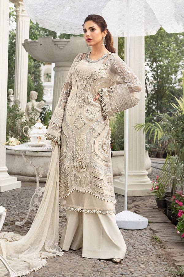 Embroidered Chiffon Suit | MPC-24-104